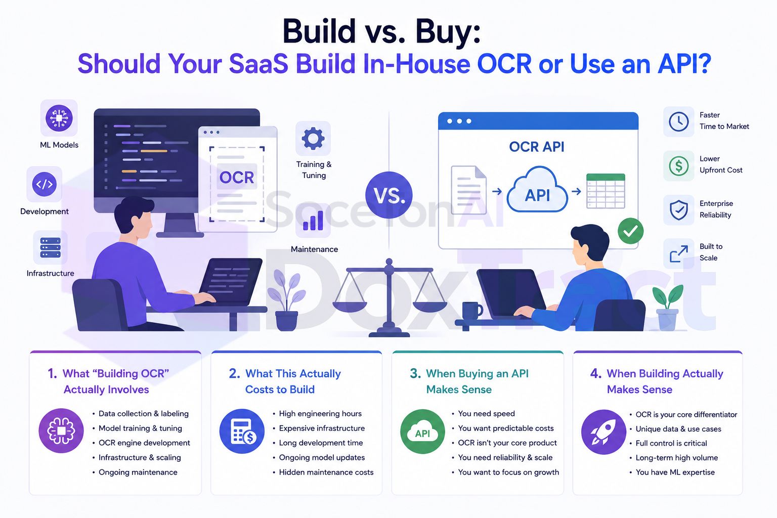 Build vs. Buy: Should Your SaaS Build In-House OCR or Use an API?