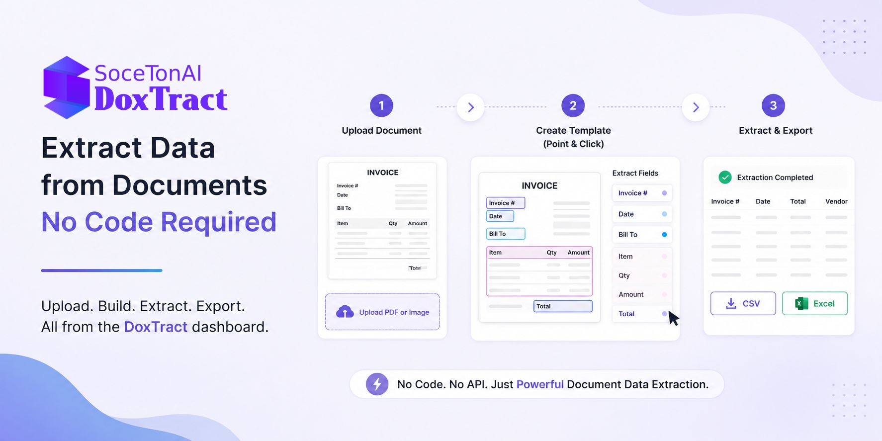 How to Extract Data from Documents Using DoxTract โ No Code Required