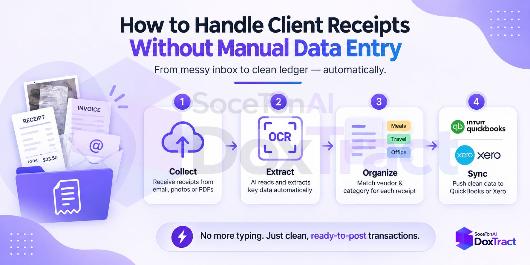 How to Handle Client Receipts Without Manual Data Entry
