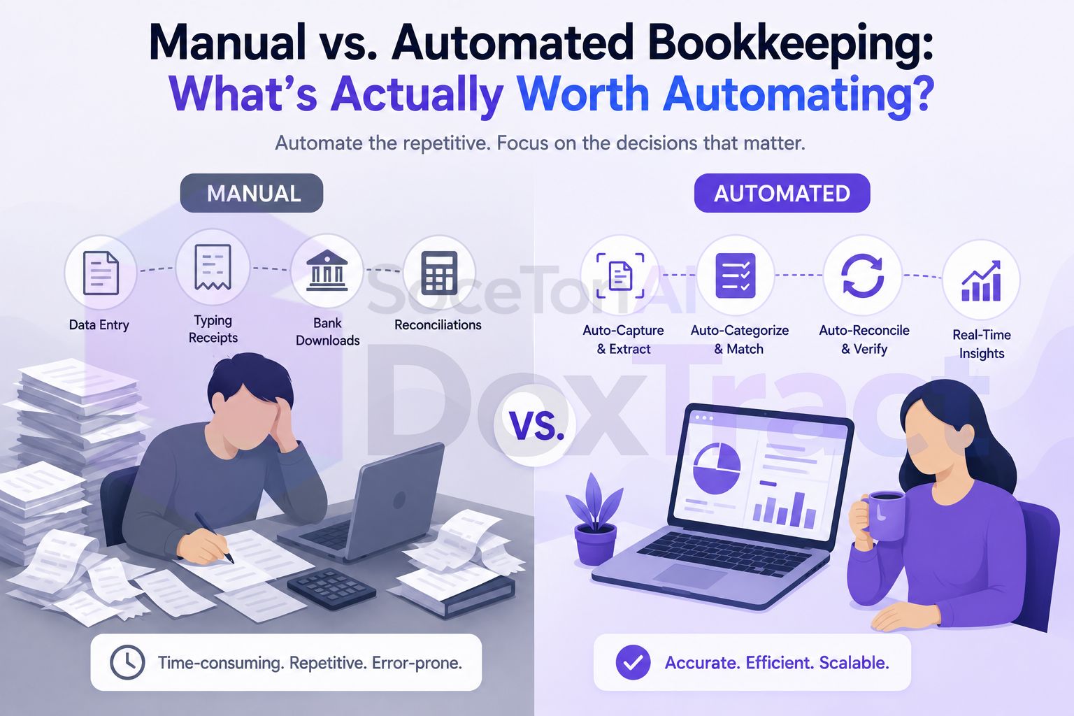 Manual vs. Automated Bookkeeping: What's Actually Worth Automating?