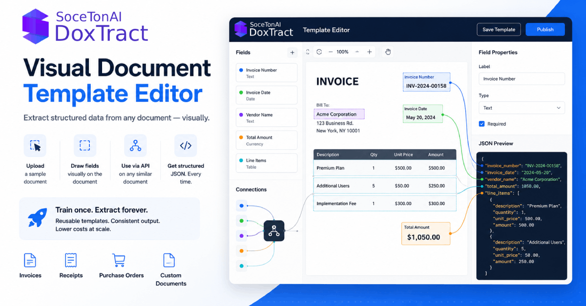 DoxTract Visual Document Template Editor